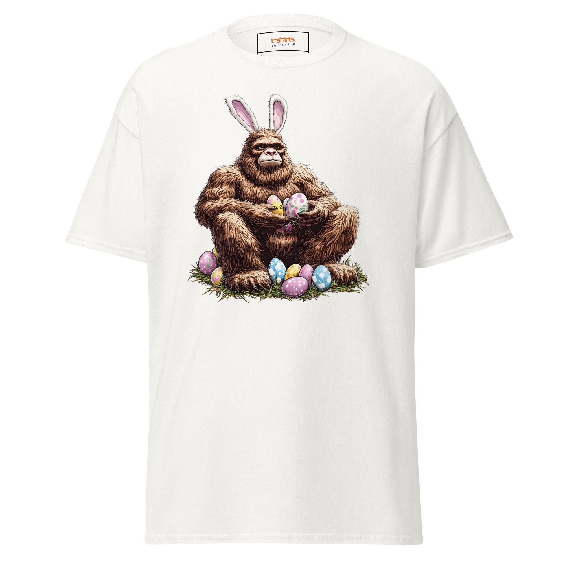 Bigfoot Easter | Easter T-Shirt - White - T-Shirts Online