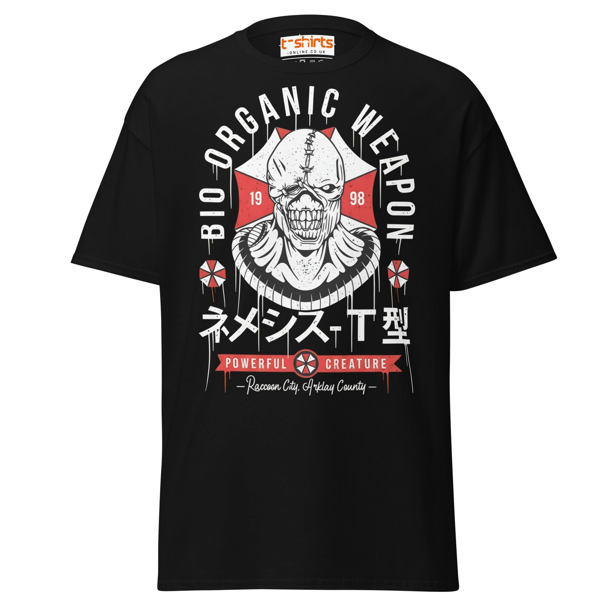 Bio Organic Weapon T-Shirt | Nemesis Creature Design - Black - T-Shirts Online