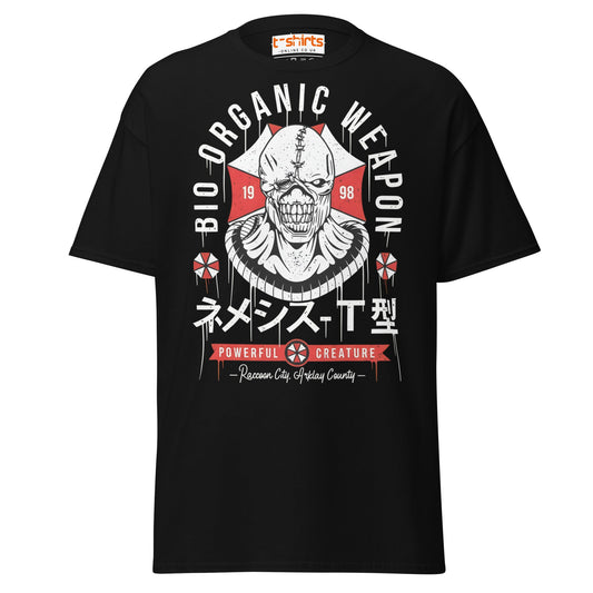 Bio Organic Weapon T-Shirt | Nemesis Creature Design - Black - T-Shirts Online