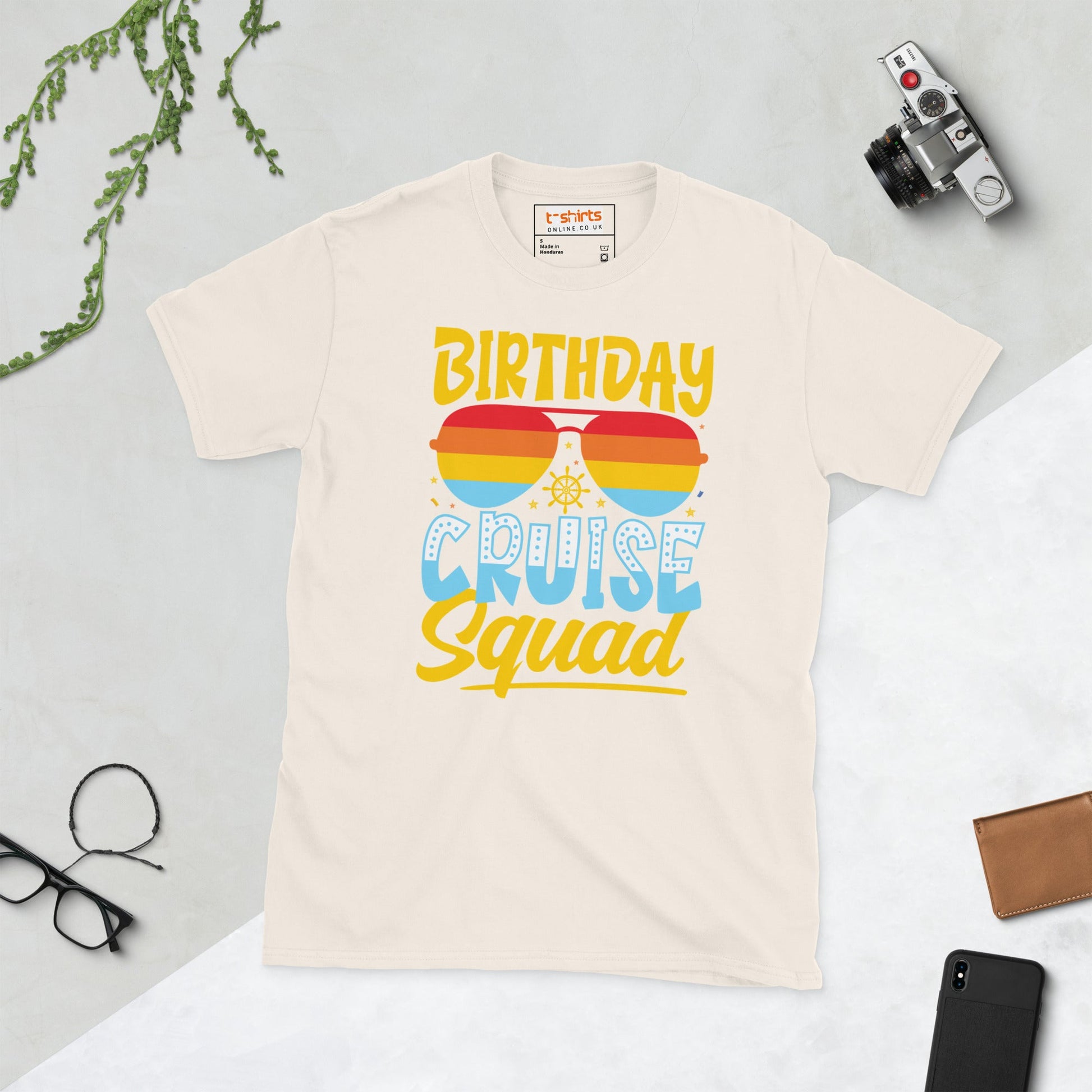 Birthday Cruise Squad T-Shirt - Natural - T-Shirts Online
