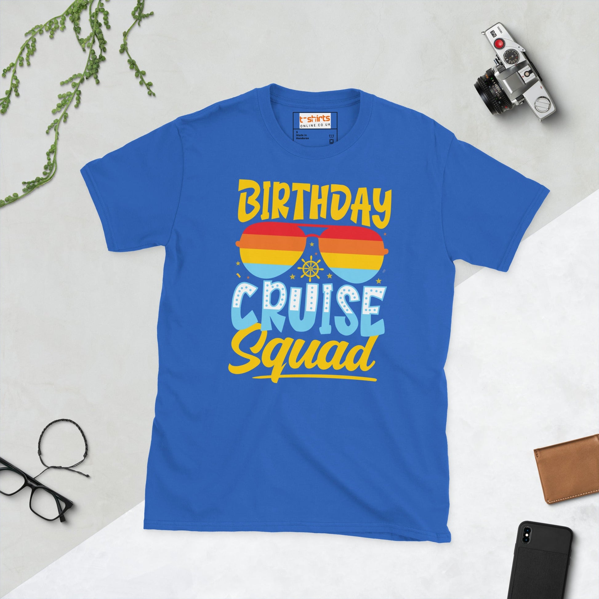 Birthday Cruise Squad T-Shirt - Royal - T-Shirts Online