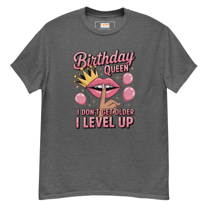 Birthday Queen | Humorous Birthday T-Shirt - Dark Heather - T-Shirts Online