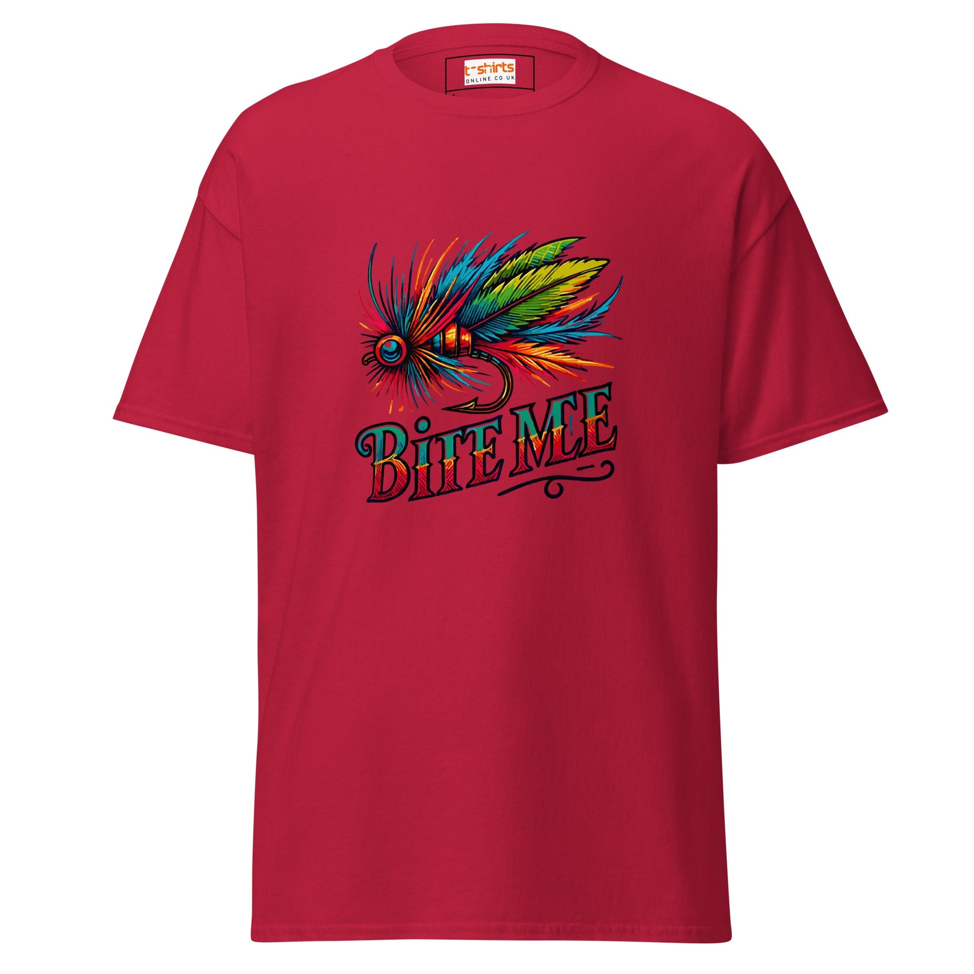 Bite Me | Fishing T-Shirt - Cardinal - T-Shirts Online