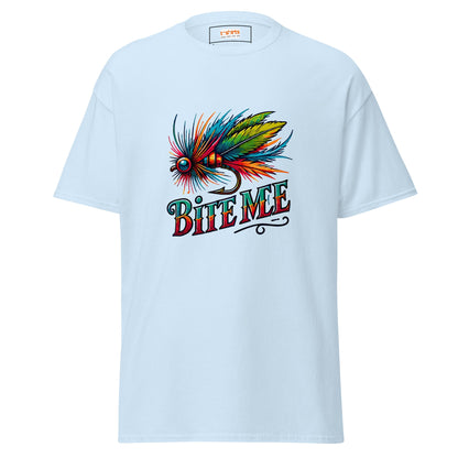 Bite Me | Fishing T-Shirt - Light Blue - T-Shirts Online