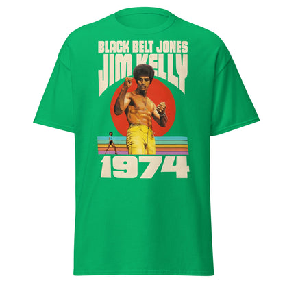 Black Belt Jones 1974 T-Shirt - Retro Jim Kelly Martial Arts - Irish Green - T-Shirts Online