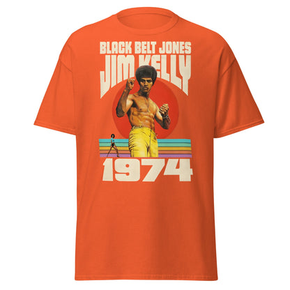 Black Belt Jones 1974 T-Shirt - Retro Jim Kelly Martial Arts - Orange - T-Shirts Online