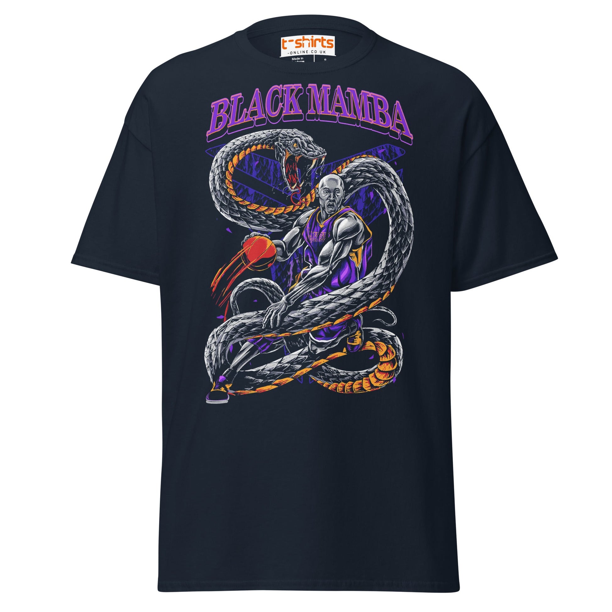 Black Mamba T-Shirt - Navy - T-Shirts Online
