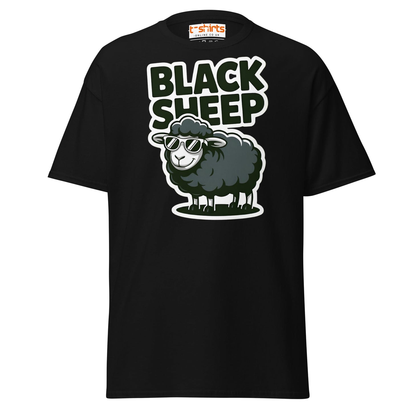 Black Sheep T-Shirt | Funny Cool Rebel Tee - Black - T-Shirts Online