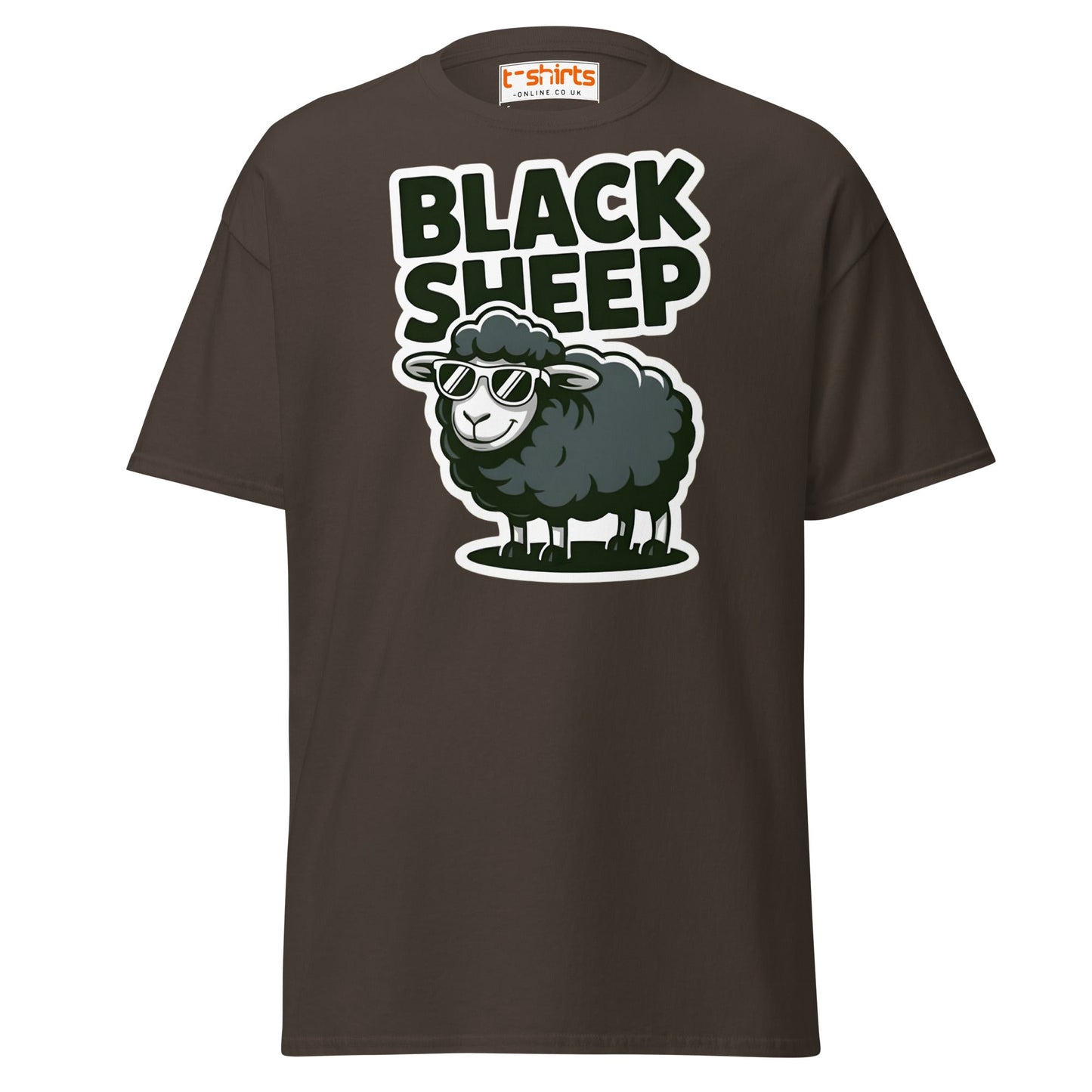 Black Sheep T-Shirt | Funny Cool Rebel Tee - Dark Chocolate - T-Shirts Online