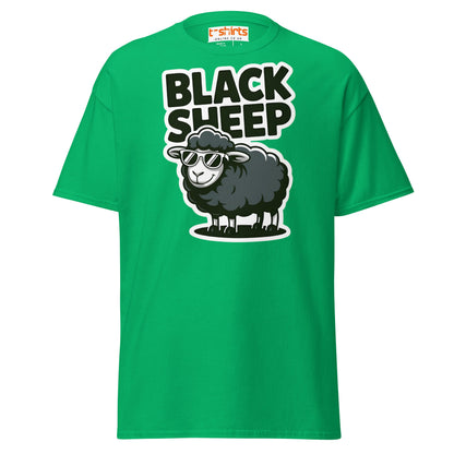 Black Sheep T-Shirt | Funny Cool Rebel Tee - Irish Green - T-Shirts Online