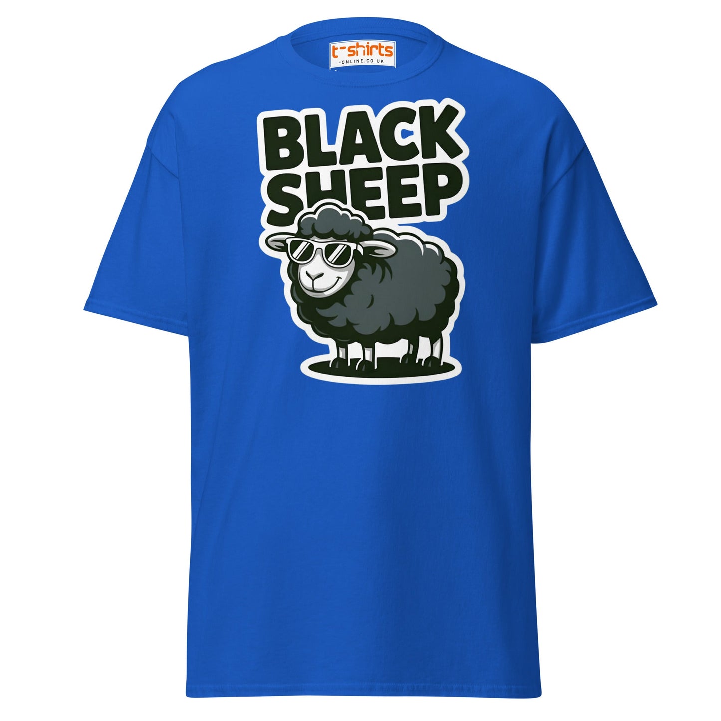 Black Sheep T-Shirt | Funny Cool Rebel Tee - Royal - T-Shirts Online