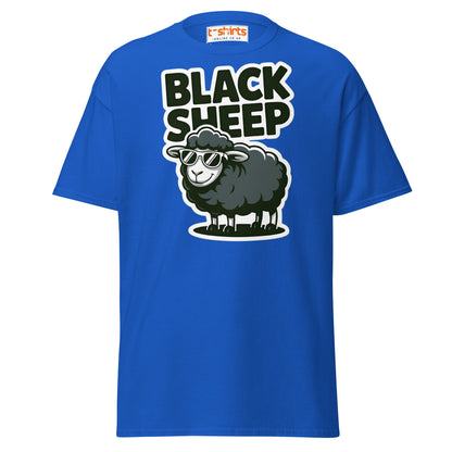 Black Sheep T-Shirt | Funny Cool Rebel Tee - Royal - T-Shirts Online