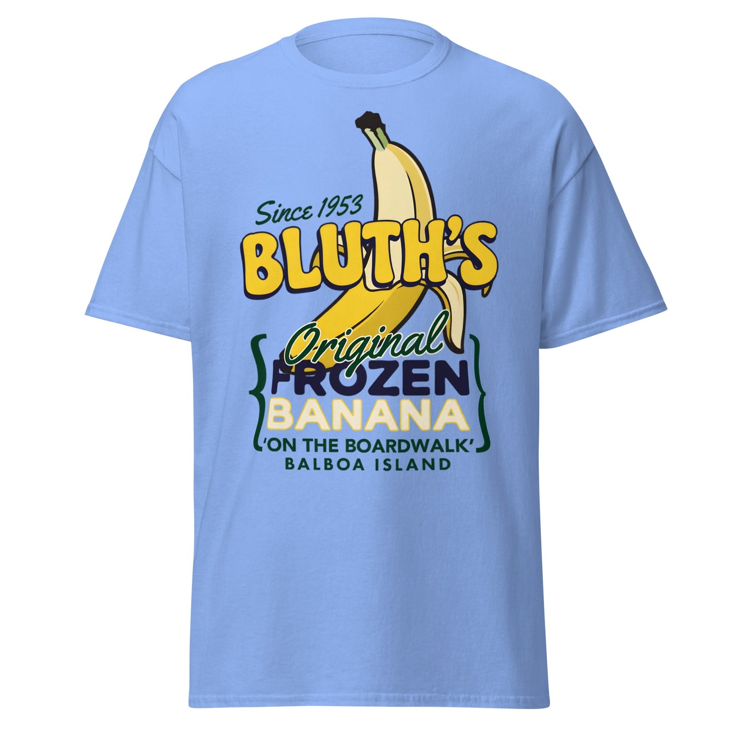 Bluth’s Original Frozen Banana T-Shirt | Balboa Island Tee - Carolina Blue - T-Shirts Online