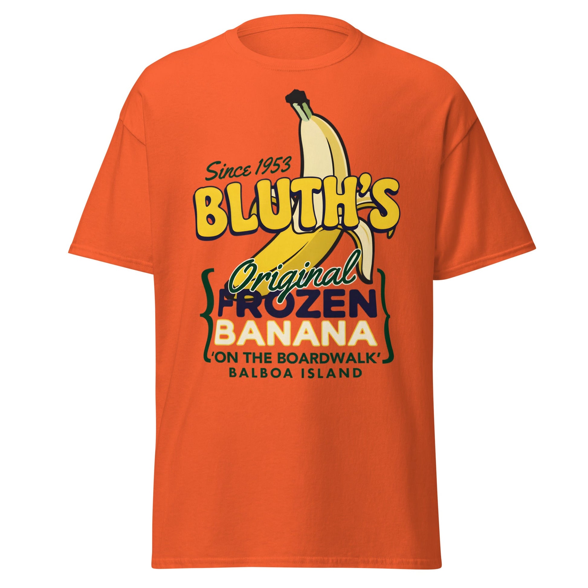 Bluth’s Original Frozen Banana T-Shirt | Balboa Island Tee - Orange - T-Shirts Online