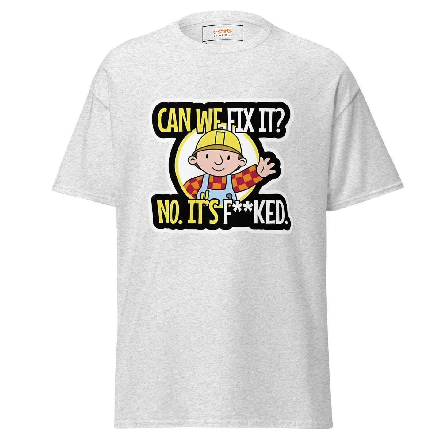 Bob the Builder | Can we Fix it T-Shirt - Ash - T-Shirts Online