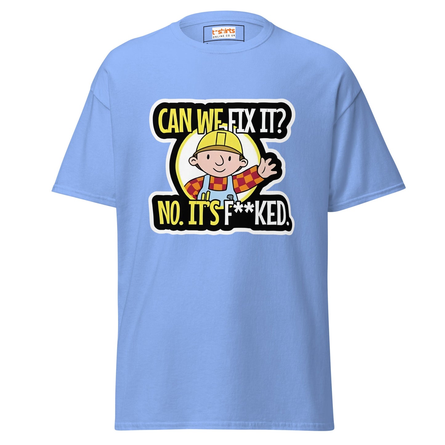 Bob the Builder | Can we Fix it T-Shirt - Carolina Blue - T-Shirts Online