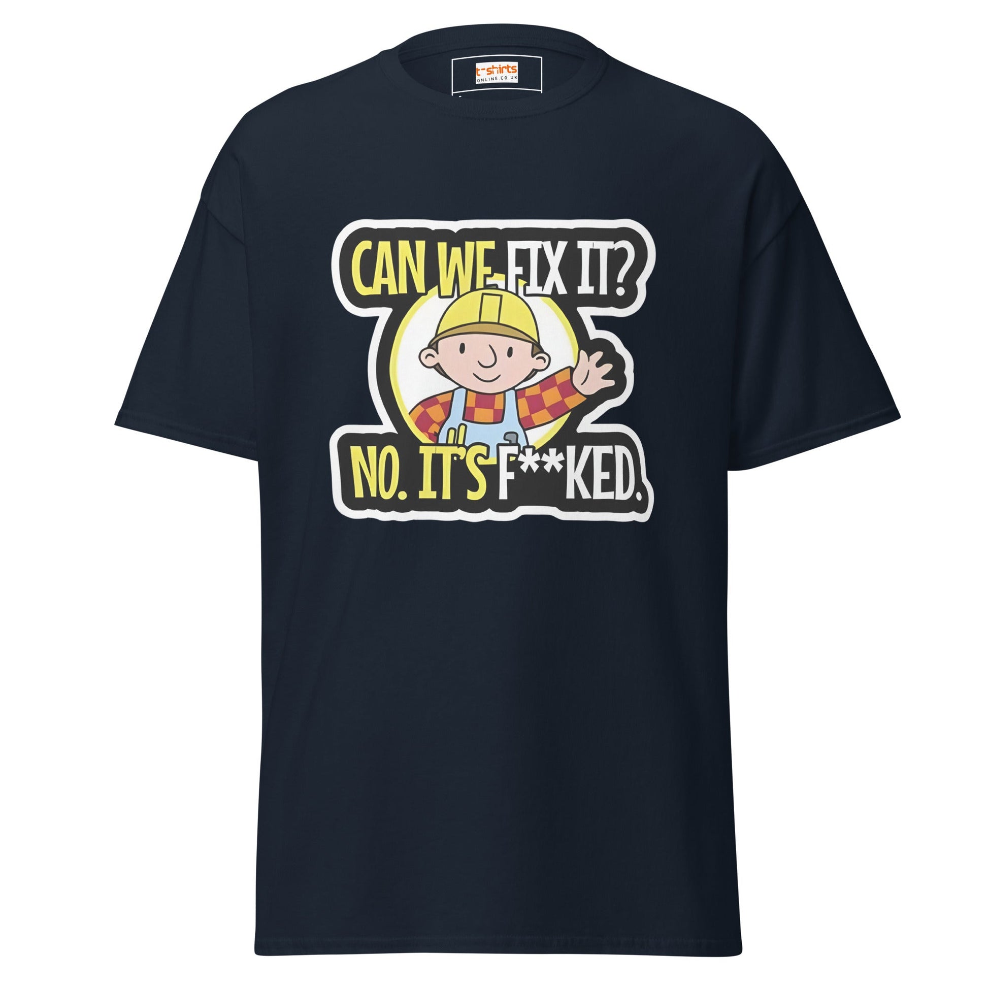 Bob the Builder | Can we Fix it T-Shirt - Navy - T-Shirts Online