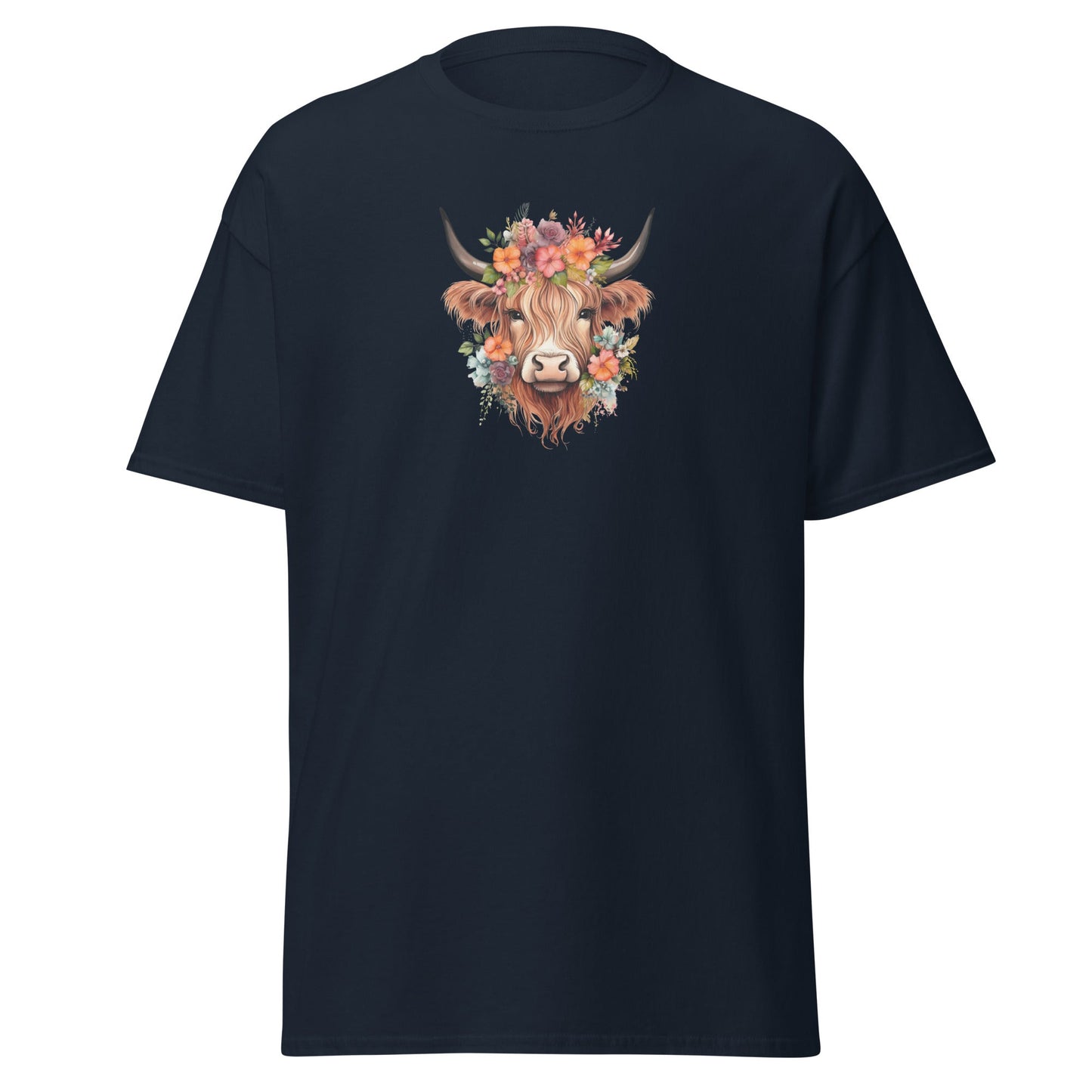 Boho Highland Cow | Highland Cow T-Shirt - T-Shirts Online