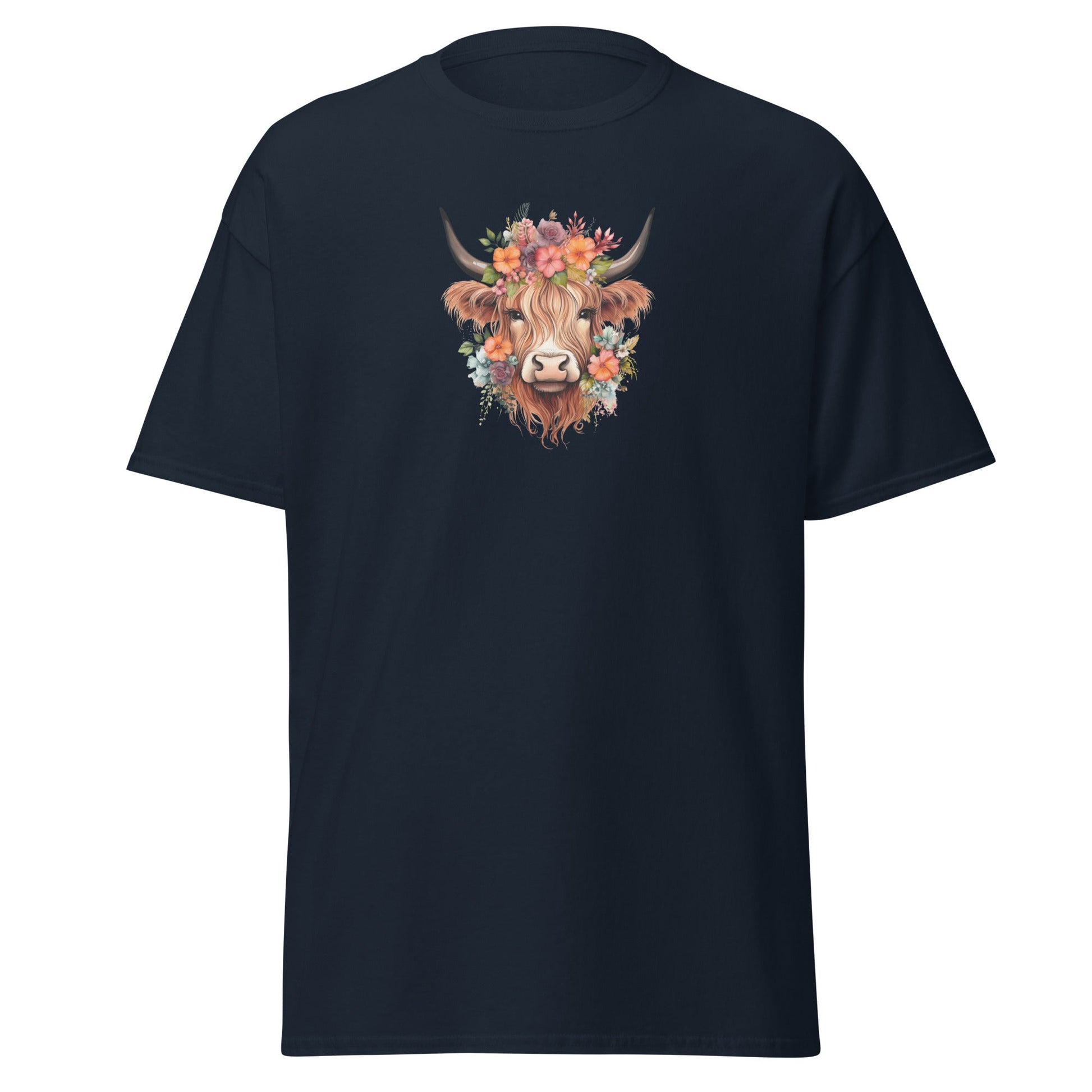 Boho Highland Cow | Highland Cow T-Shirt - T-Shirts Online