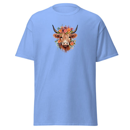 Boho Highland Cow | Highland Cow T-Shirt - T-Shirts Online