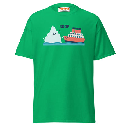 Boop Iceberg & Ship T-Shirt – Cute Nautical Tee - Irish Green - T-Shirts Online
