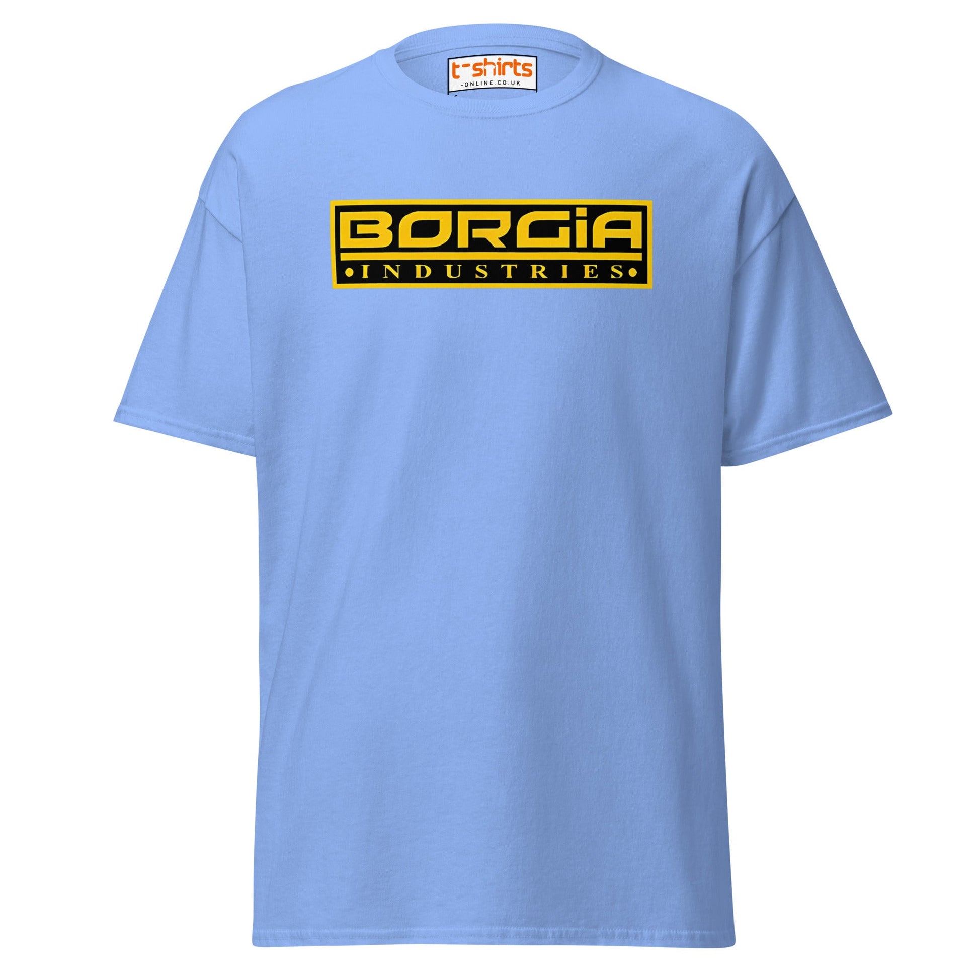 Borgia Industries Logo T-Shirt - Carolina Blue - T-Shirts Online