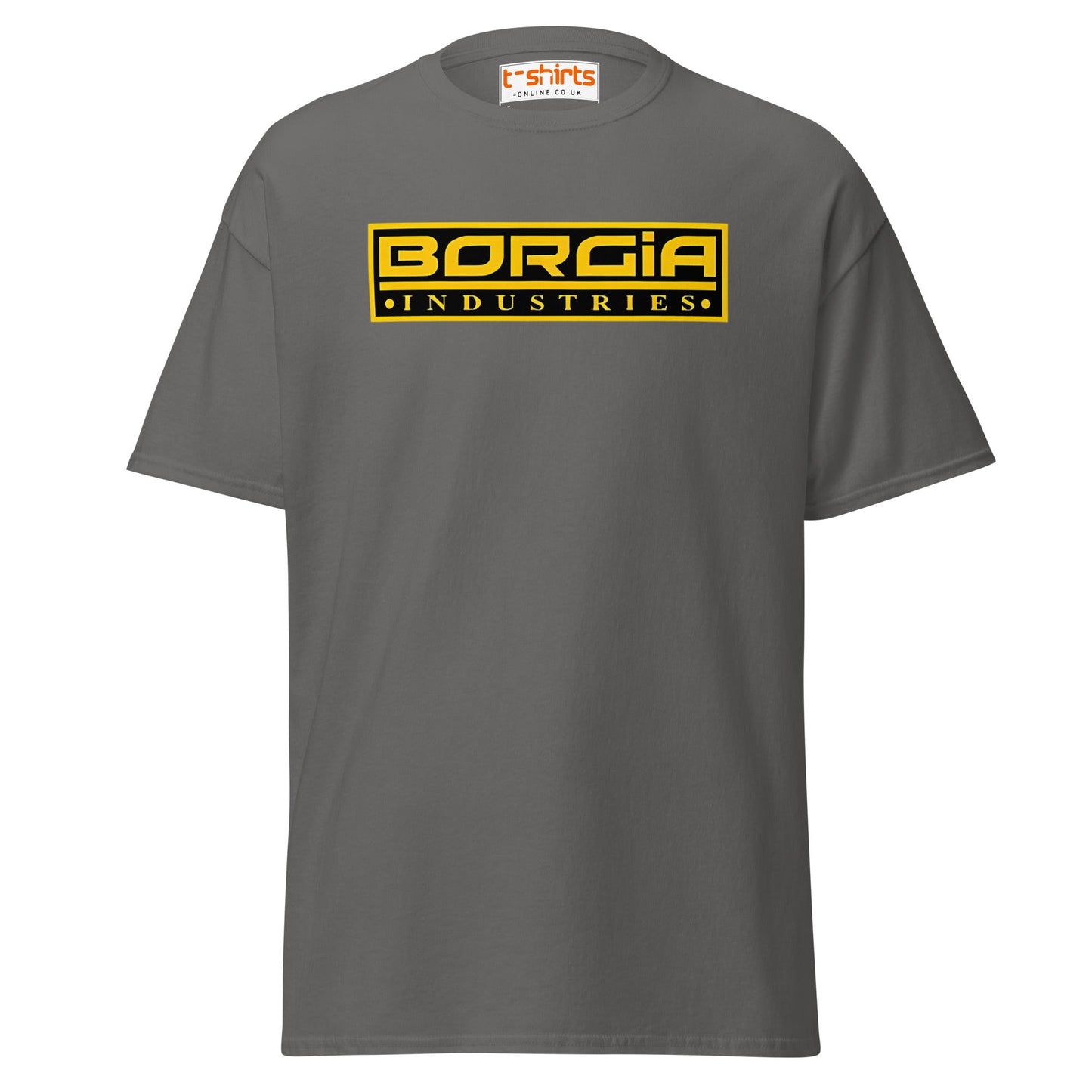 Borgia Industries Logo T-Shirt - Charcoal - T-Shirts Online
