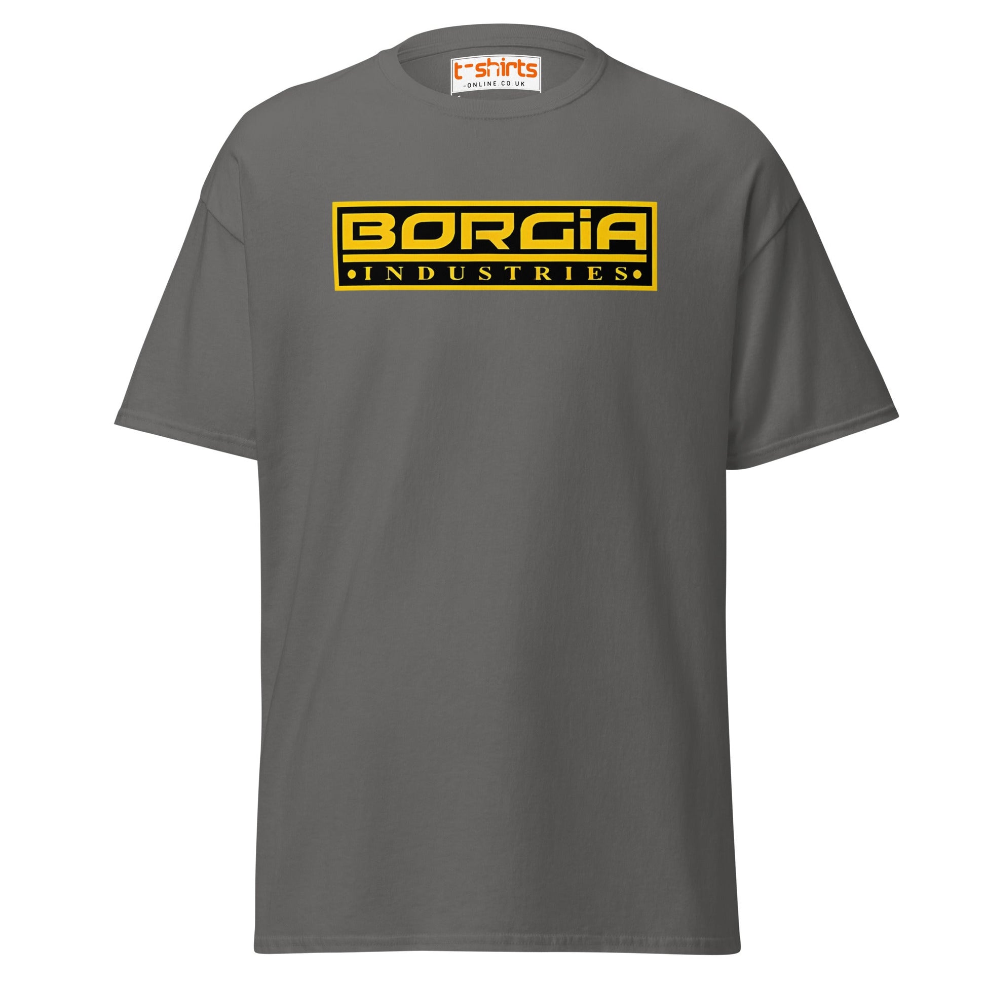 Borgia Industries Logo T-Shirt - Charcoal - T-Shirts Online
