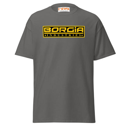 Borgia Industries Logo T-Shirt - Charcoal - T-Shirts Online