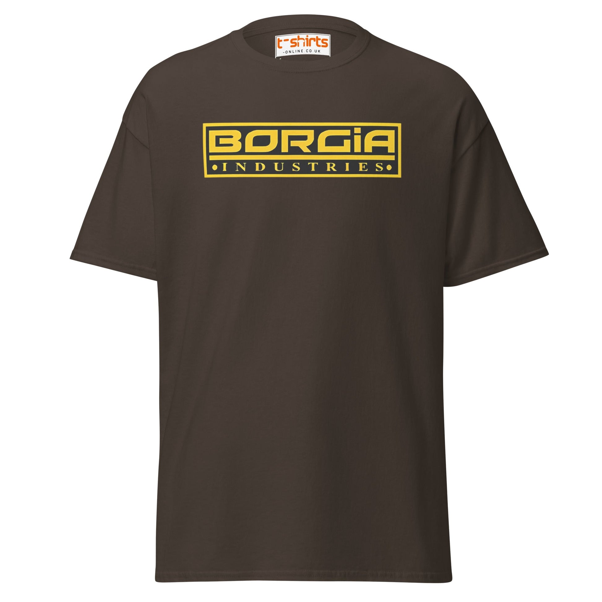 Borgia Industries Logo T-Shirt - Dark Chocolate - T-Shirts Online