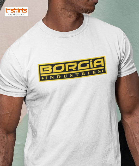 Borgia Industries Logo T-Shirt - Maroon - T-Shirts Online