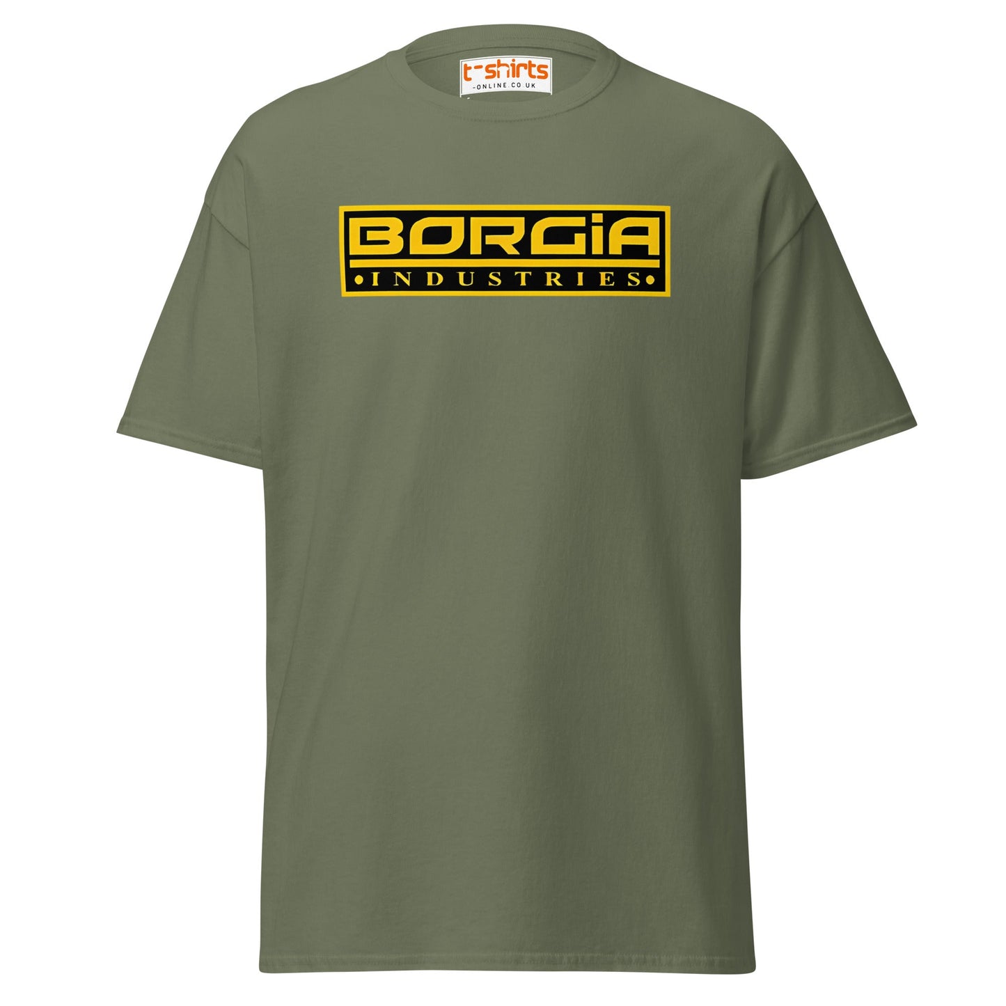 Borgia Industries Logo T-Shirt - Military Green - T-Shirts Online