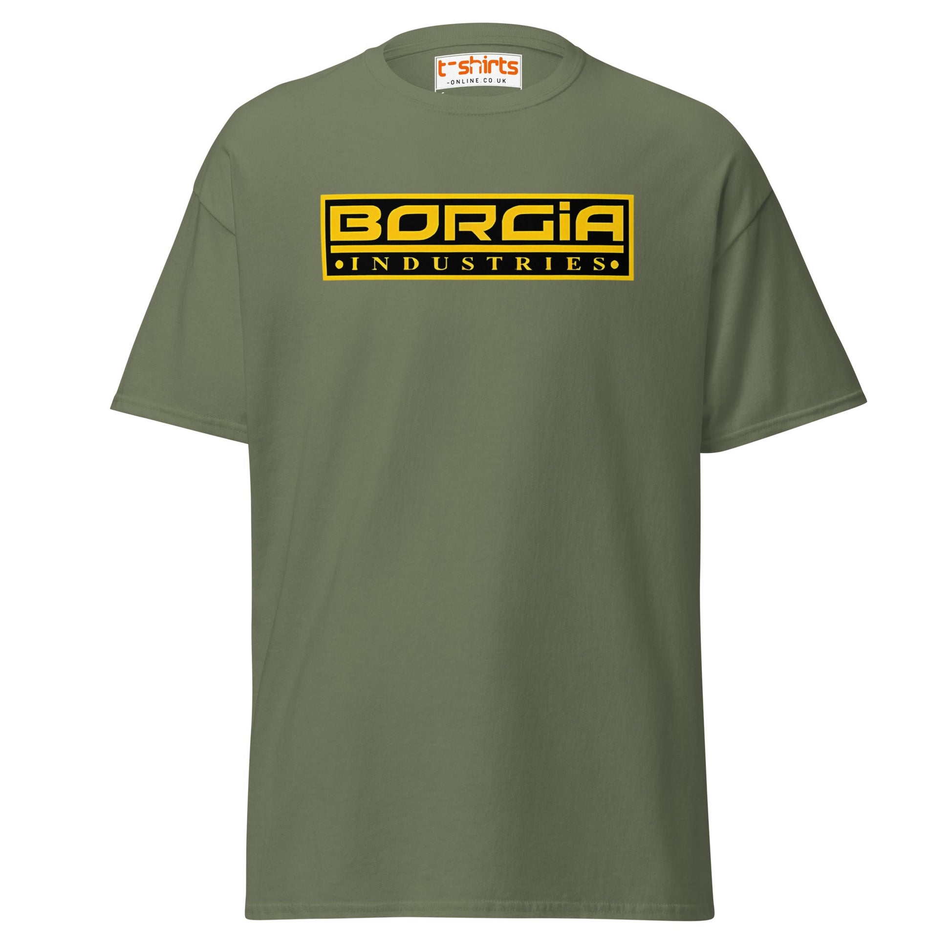 Borgia Industries Logo T-Shirt - Military Green - T-Shirts Online