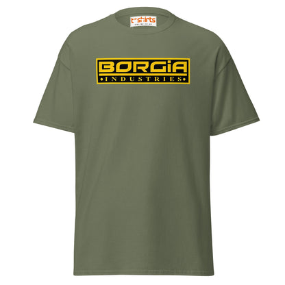 Borgia Industries Logo T-Shirt - Military Green - T-Shirts Online