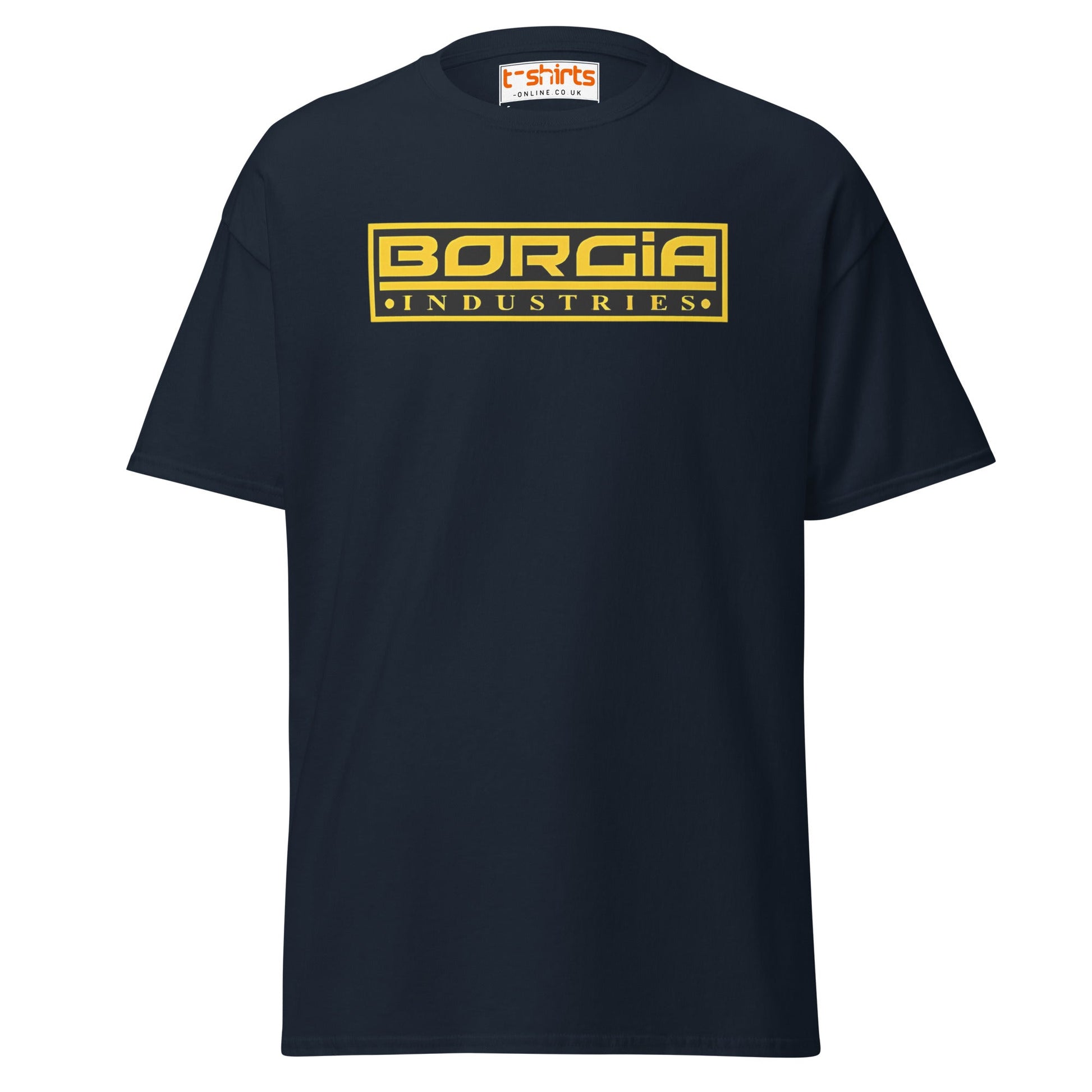 Borgia Industries Logo T-Shirt - Navy - T-Shirts Online