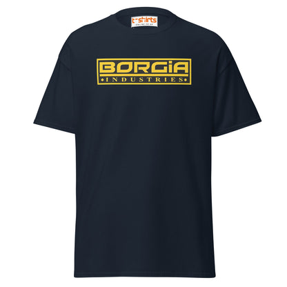 Borgia Industries Logo T-Shirt - Navy - T-Shirts Online