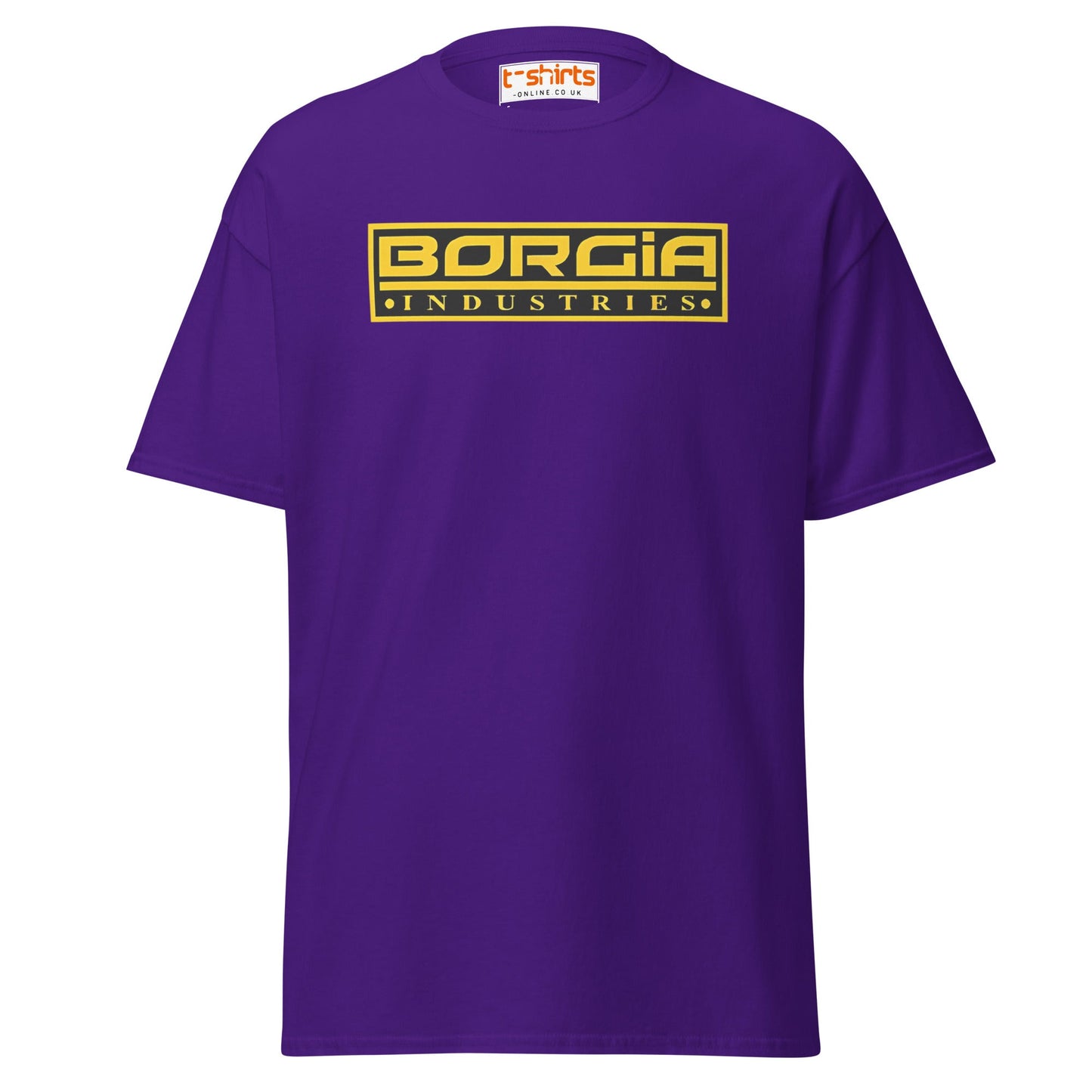 Borgia Industries Logo T-Shirt - Purple - T-Shirts Online