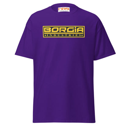 Borgia Industries Logo T-Shirt - Purple - T-Shirts Online