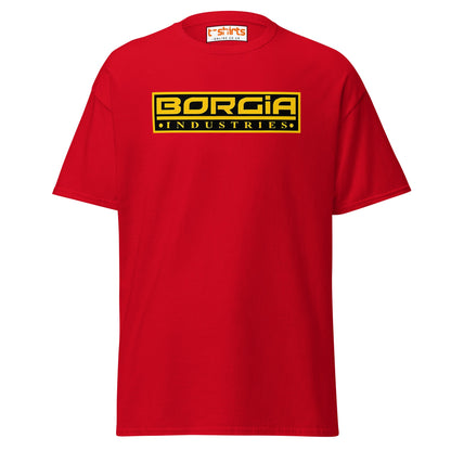 Borgia Industries Logo T-Shirt - Red - T-Shirts Online