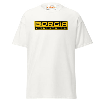 Borgia Industries Logo T-Shirt - White - T-Shirts Online