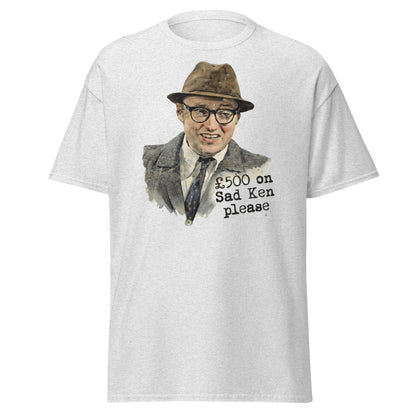 Bottom TV Show Sad Ken T-Shirt | Eddie Hitler Fan Merch - Ash - T-Shirts Online