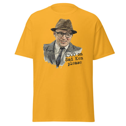 Bottom TV Show Sad Ken T-Shirt | Eddie Hitler Fan Merch - Gold - T-Shirts Online