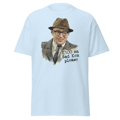 Bottom TV Show Sad Ken T-Shirt | Eddie Hitler Fan Merch - Light Blue - T-Shirts Online
