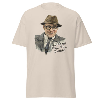 Bottom TV Show Sad Ken T-Shirt | Eddie Hitler Fan Merch - Natural - T-Shirts Online