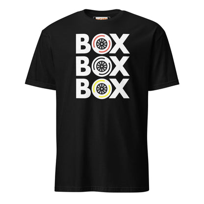 Box Box Box T-Shirt | Motor Racing Tee - Black - T-Shirts Online