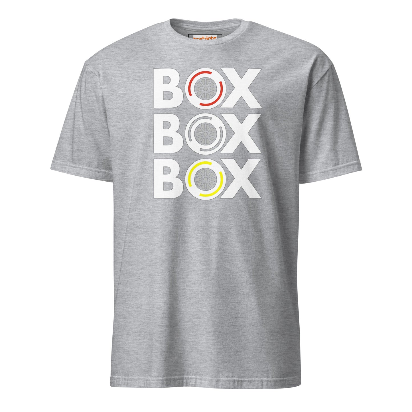 Box Box Box T-Shirt | Motor Racing Tee - Sport Grey - T-Shirts Online