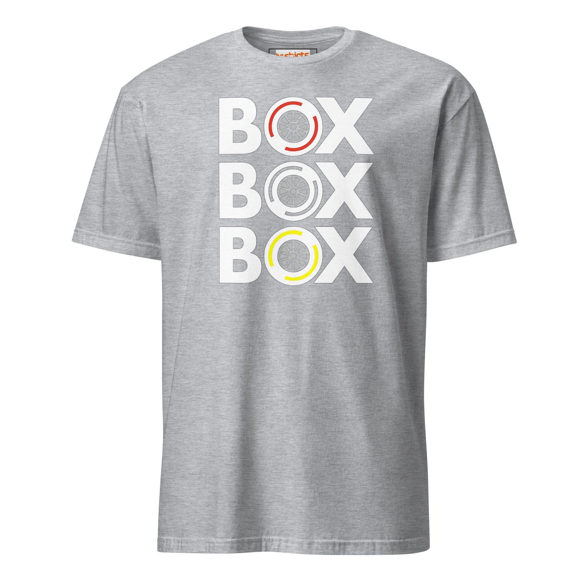 Box Box Box T-Shirt | Motor Racing Tee - Sport Grey - T-Shirts Online