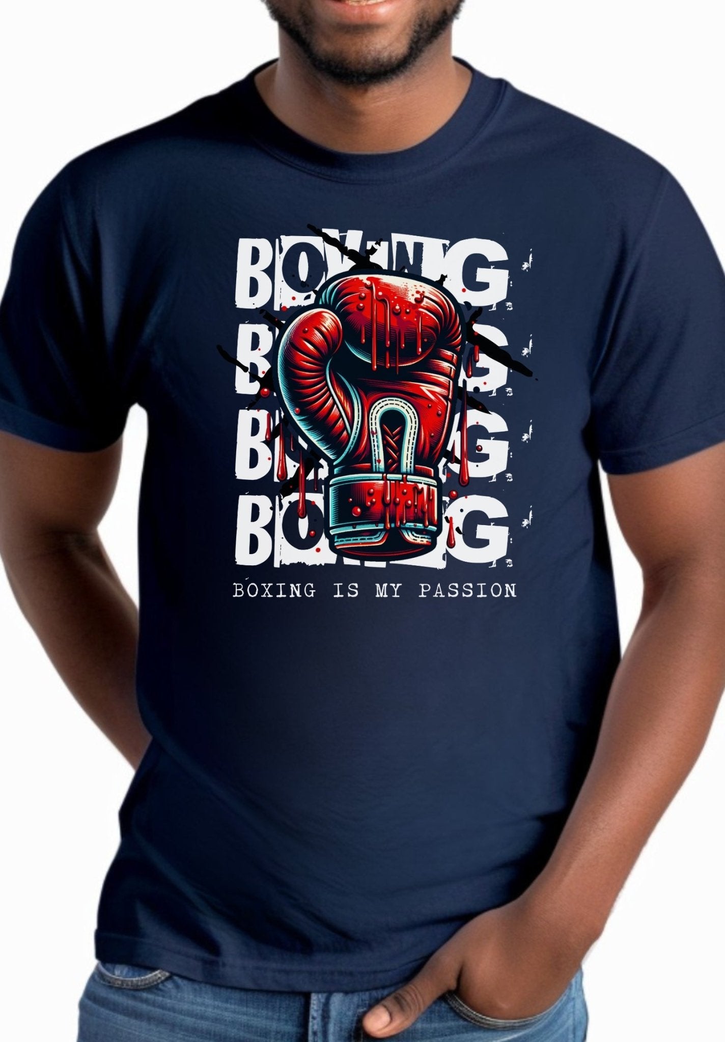 Boxing is my Passion T-Shirt - Black - T-Shirts Online