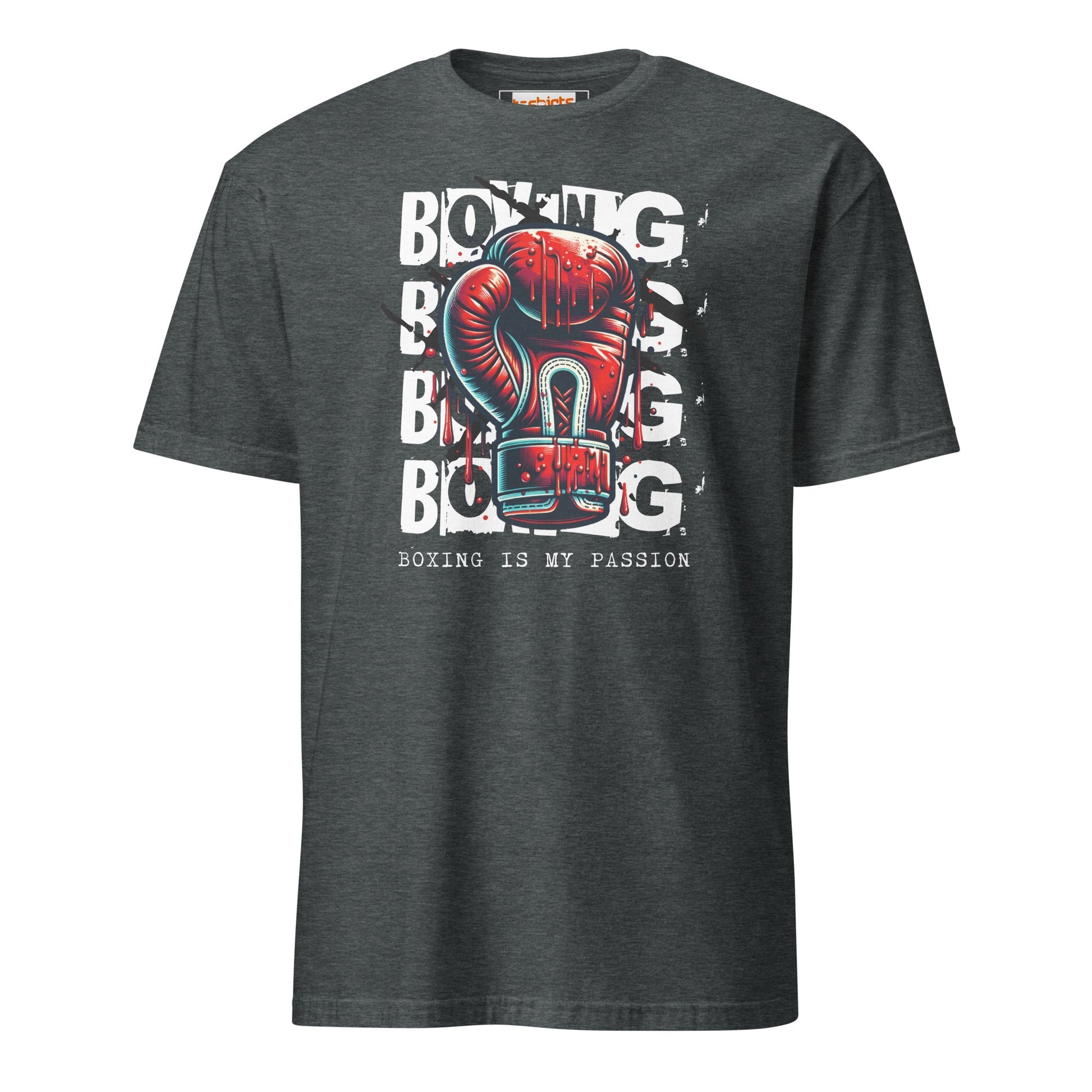 Boxing is my Passion T-Shirt - Dark Heather - T-Shirts Online