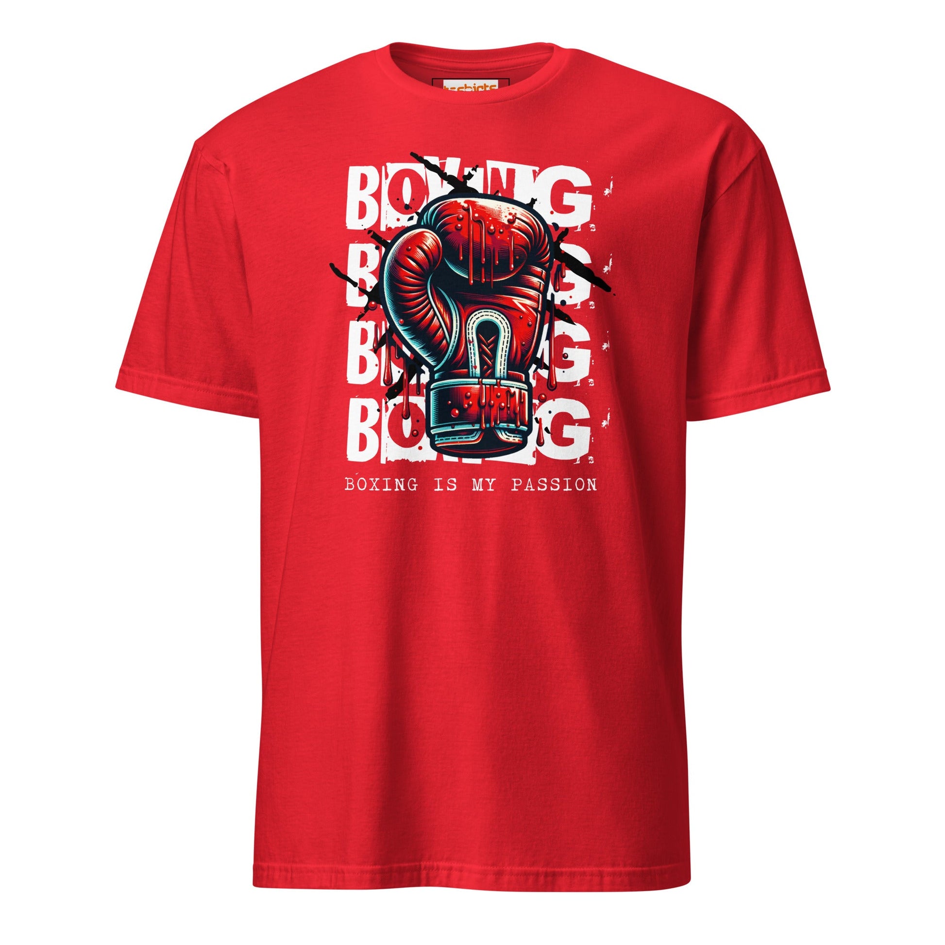 Boxing is my Passion T-Shirt - Red - T-Shirts Online